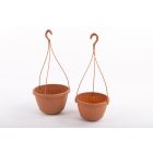Stella akasztható virágcserép, terrakotta