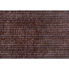 Recynet szőtt árnyékoló háló gomblyukakkal, 1,5 m x 10 m, barna