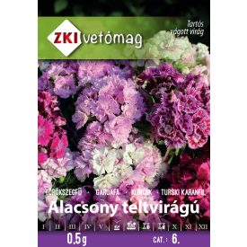 Alacsony törökszegfű vetőmag, teltvirágú, 0,5 g