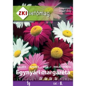 Egynyári margaréta vetőmag, 1 g, színkeverék