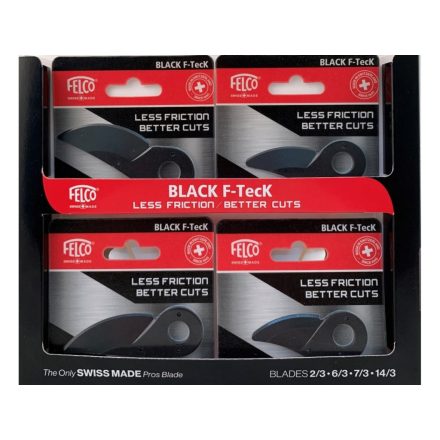 Vágópenge BLACK F-TECH pótpenge Felco 7, 8 - teflon bevonattal
