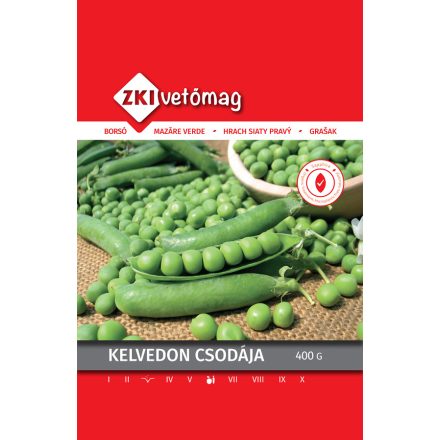 Kelvedon csodája zöldborsó vetőmag, 400 g