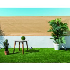   Recynet szőtt árnyékoló háló gomblyukakkal, 1 m x 10 m, homok