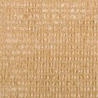 Recynet szőtt árnyékoló háló gomblyukakkal, 1 m x 10 m, homok