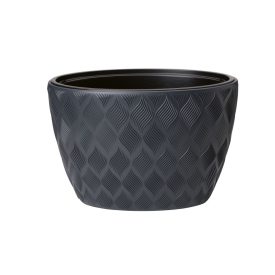 Flow-elipsis kaspó, 85 liter, antracit