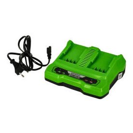   Greenworks G24X2UC2 akkumulátor töltő 2 ah 2 töltőhellyel