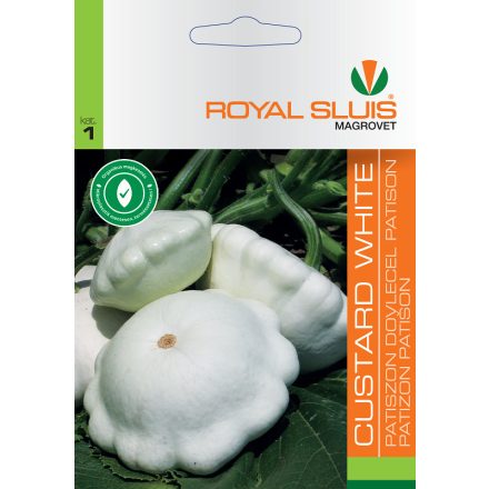 Custard White patiszon vetőmag, 2,5 g