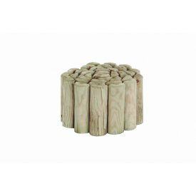   Talos Roll rönk jellegű fa ágyásszegély, 20 cm x 150 cm x 5 cm