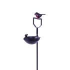 Birdy Swim egyedi megjelenésű fém madáritató, barna 