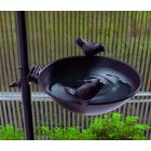 Birdy Swim egyedi megjelenésű fém madáritató, barna 