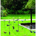 Birdy Swim egyedi megjelenésű fém madáritató, barna 