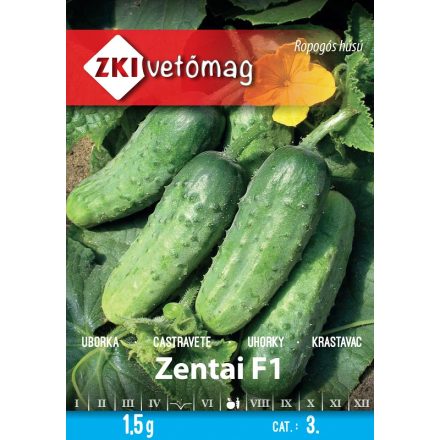 Zentai F1 uborka vetőmag, 1,5g