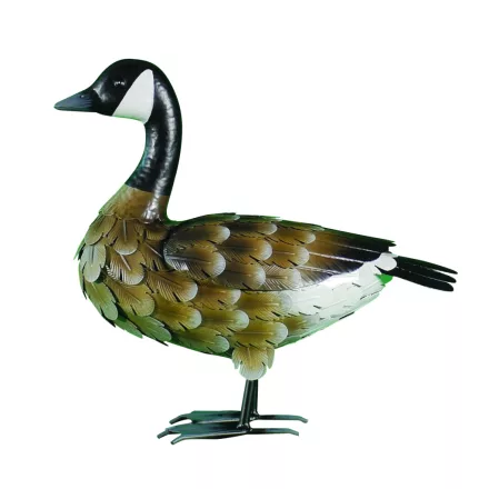 Goosy stilizált, fém és festett lúd