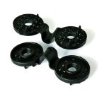 Fixatex kerek rögzítő kapocs szőtt árnyékoló hálókhoz, 10 darab, fekete  