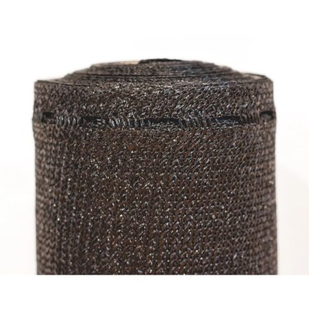 Recynet Plus szőtt árnyékoló háló gomblyukakkal, 1,5 m x 10 m, barna,  170 g/m2 