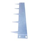 Easy Bordura Extra tartós acél ágyásszegély 1,06 x 0,18 m ezüst 