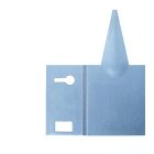 Easy Bordura Extra tartós acél ágyásszegély 1,06 x 0,18 m ezüst 