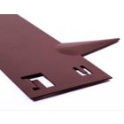 Easy Bordura Extra tartós acél ágyásszegély 1,06 x 0,18 m  barna 