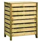 Natur Compost környezetbarát fa komposztáló, 80 x 50 x 100 cm, natúr