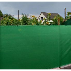   Recynet szőtt árnyékoló háló, 1,5 m x 50 m, sötétzöld 