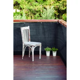   Balcony Easy szőtt háló korlátra fém fűzőlyukakkal, 0,9 m x 5 m