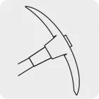 Truper nyél csákányhoz (fa) /MG-ZP-5M/