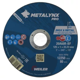 Metalynx Pro inox vágókorong, 115 x 1,0 x 22,2