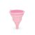 Szilikon tölcsér - rózsaszín - 10 x 8 cm 