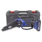 Iris Tools ITCM-100 Akkus olajozós láncfűrész 21V 15cm ágvágó szett (táska+fűrész+2akku+töltő)