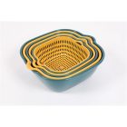 Iris KT-255-G 6 darabos konyhai szűrő-tál szett 