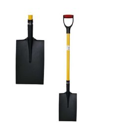   Ásólapát üvegszálas nyéllel, szögletes fejjel, D fogóval