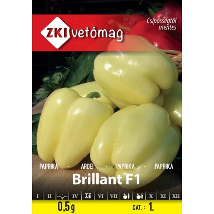 Brillant F1 paprika vetőmag, 0,5 g