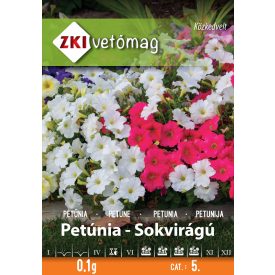 Sokvirágú petúnia vetőmag, 0,1 g