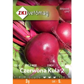 Czerwona Kula cékla vetőmag, 3 g