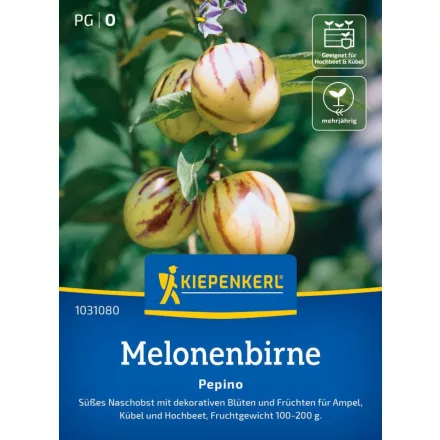 Melonenbirne Pepino tojásdinnye vetőmag 