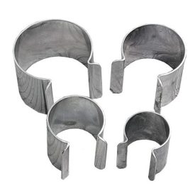 Fólia rögzítő bilincs, fém