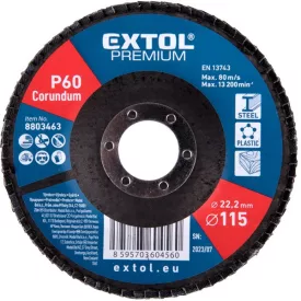 Extol Premium lamellás csiszoló, 115/60