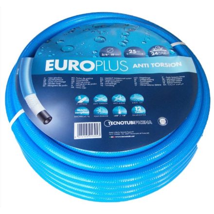 EuroPlus Blue csavarodásmentes tömlő, 3/4" 