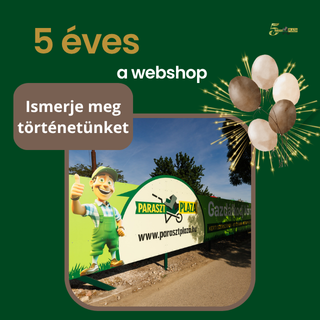 5 éve az interneten, több mint 30 éve Önökért